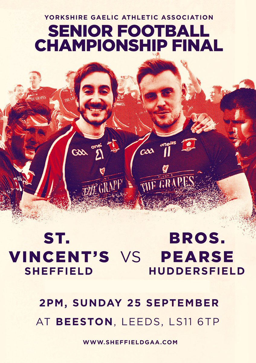 sheffieldgaa's tweet photo. Not long now!!! Massive match this Sunday! Looking forward to seeing our fantastic supporters up at Beeston!!

🔴⚫️🔴⚫️ https://t.co/g8jtKd8cMR