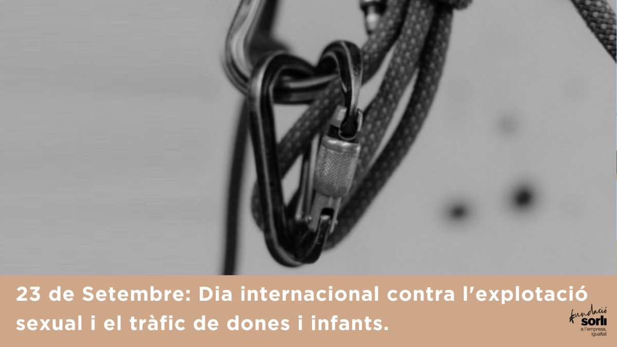 FundacioSorli's tweet photo. El tràfic d'éssers humans amb finalitats d'explotació sexual ha estat definida com l'esclavitud del segle XXI.
Les xifres estimen que són 6 milions de persones esclaves, sent el 95%, dones i nenes.
ℹ️https://t.co/ANn25OLN0g
#explotaciosexual https://t.co/7WBtMXNJCr
