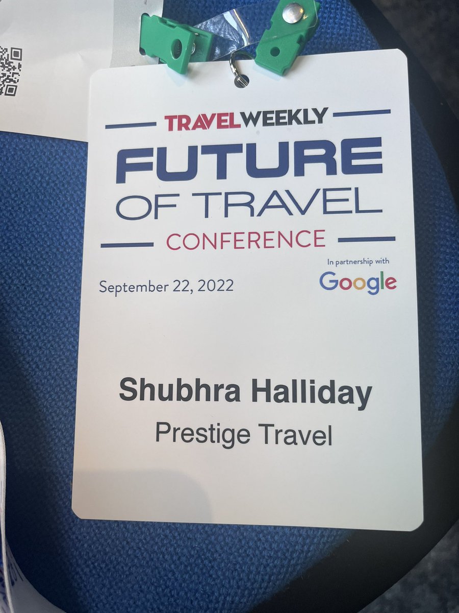 ShubhraHalliday's tweet photo. Insightful and interesting day from travel leaders. Regardless of size, our staff and service are of paramount importance. Congratulations @travelweekly @Lucy_Huxley #TwFutureOfTravel https://t.co/aaM6325094