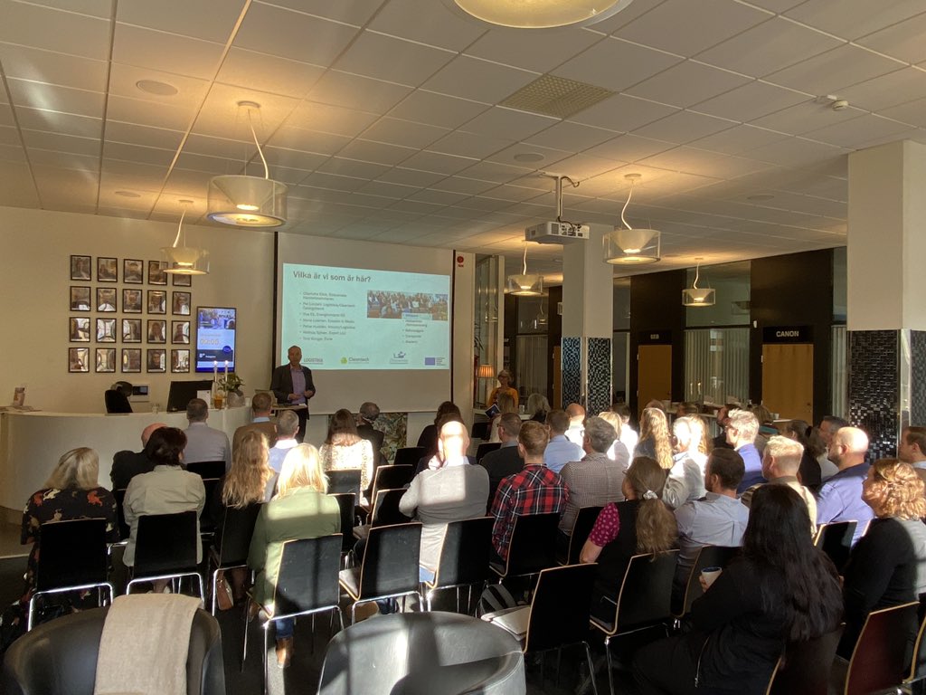 Högt intresse för Klimatsmart upphandling av transporter. <a href="/CleantechOsterG/">CleantechÖstergötlan</a> #logistics #fossilfritt #logistikia