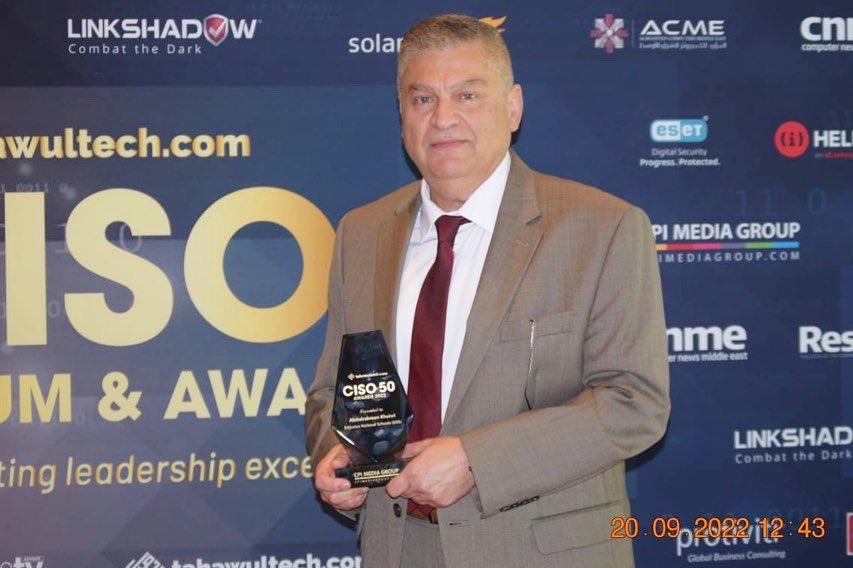 the CISO 50 Awards 2022 honoured enterprise IT security leaders
We congratulate 🎉
Mr. Abdulrahman Khaiwi Head of IT department at Emirates National School for receiving this Award🎖
#CISO50 <a href="/tahawultech/">tahawultech.com</a>