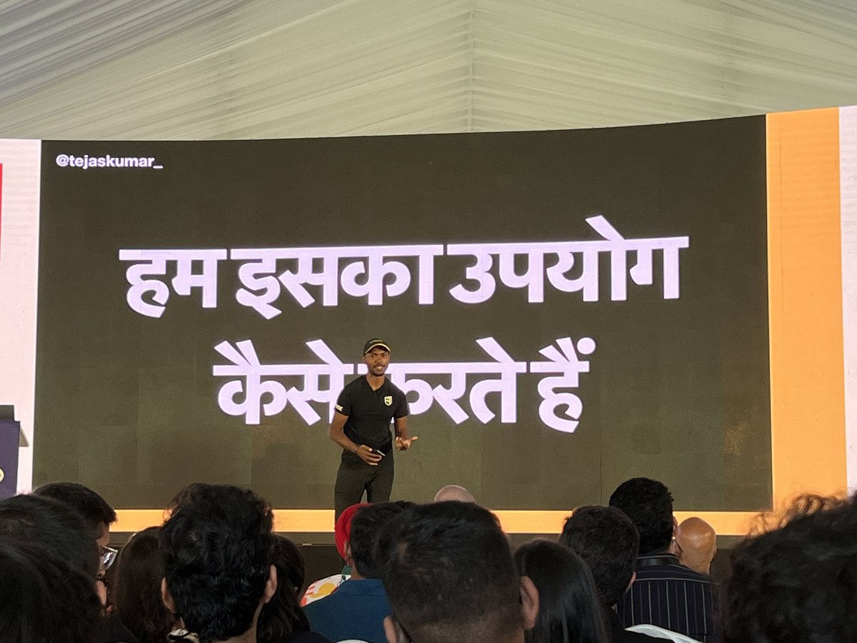 huzefarif's tweet image. Electrifying talk by @TejasKumar_ @react_india #reactindia2022 @proxwrks