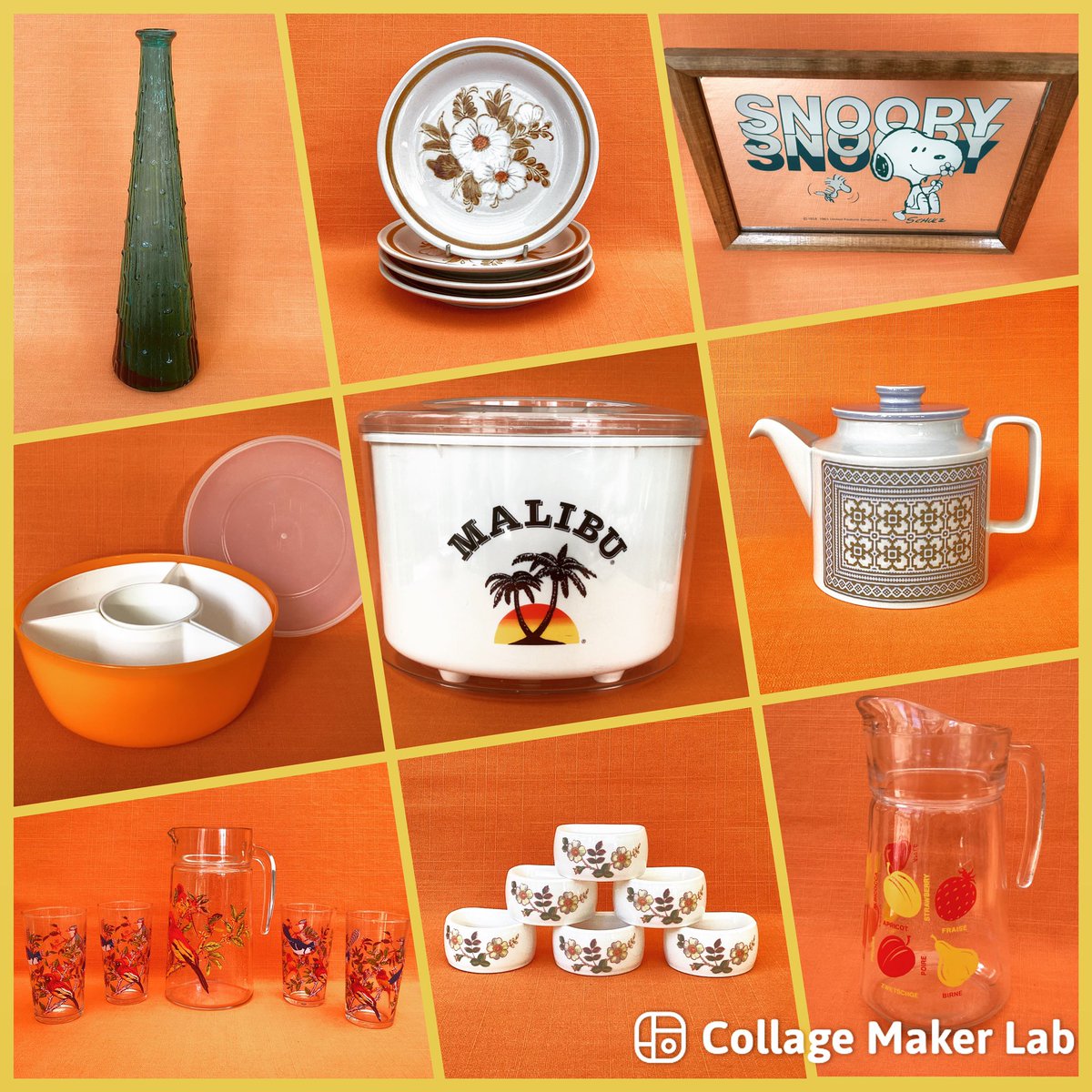 EtsyStuck1970s's tweet photo. Some of my latest offerings - all available now in my #Etsy shop 😍
#ilovetheseventies #empolirossini #retroplates #vintagesnoopy #twincopicnicset #malibuicebucket #maliburum #hornseatapestry #hornseateapot #arcorocglass #stmichaelautumnleaves #retroglassjug #retrokitchenalia https://t.co/YGK3qLm3WZ