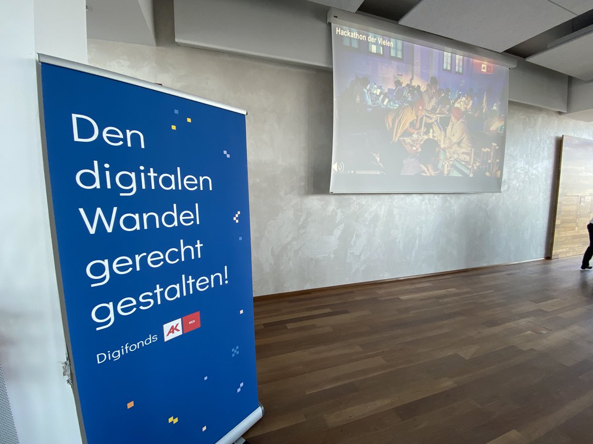 CTSWien's tweet photo. Gleich geht’s los beim Hackathon der Vielen! https://t.co/Xi2f2HvLDX