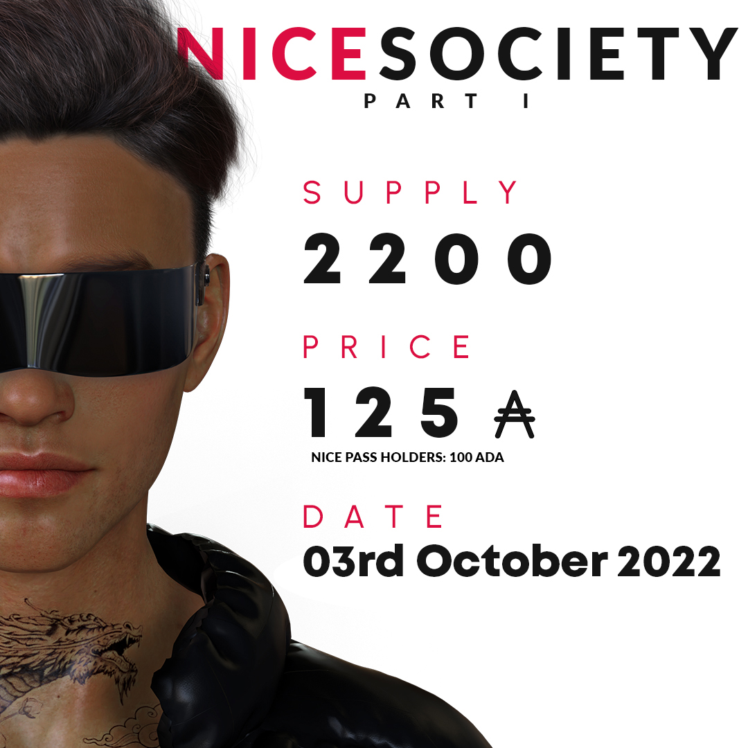 NFT steili (@steili_minogue) on Twitter photo It's giveaway time #CNFTcommunity!!💸😈
I have sth special for you.
3 WL spots for the highly anticipated #CNFT project:
🔥The Nice Society🔥
To qualify:
1️⃣ Follow @nicecnft & <a href="/steili_minogue/">NFT steili</a>
2️⃣ Like & RT
3️⃣ Tag 3 friends
🏆 in~72 hours! #LFG!
#CNFTs #CNFTGiveaway #CardanoNFTs It's giveaway time #CNFTcommunity!!💸😈
I have sth special for you.
3 WL spots for the highly anticipated #CNFT project:
🔥The Nice Society🔥
To qualify:
1️⃣ Follow @nicecnft & <a href="/steili_minogue/">NFT steili</a>
2️⃣ Like & RT
3️⃣ Tag 3 friends
🏆 in~72 hours! #LFG!
#CNFTs #CNFTGiveaway #CardanoNFTs
