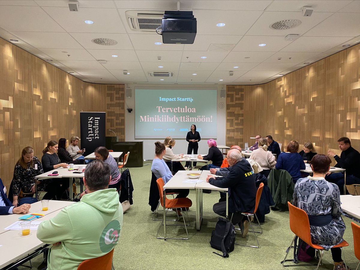 #ImpactStartup -kiihdyttämö 2022 on polkaistu käyntiin! 🚀 Mukana vaikuttavuutta kasvattamassa on 15 huikeaa tiimiä 🤩 Aamu pohdittiin vaikuttavuuden ja liiketoiminnan yhdistämistä <a href="/AnoschkinKatja/">Katja Anoschkin</a> ja <a href="/SusannaKallama/">Susanna Kallama</a> / <a href="/Arvoliitto/">ARVO</a> johdolla. 💎

#vaikuttavuus #kiihdyttämö