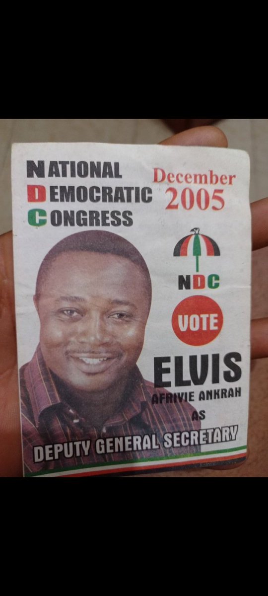 ComradeSharp's tweet photo. He has served the party very well.
@afriyie_ankrah is the best person to replace Gen. Asiedu Nketia.
#EAA4GS #TheGrassrootMan https://t.co/BLk7keaq23