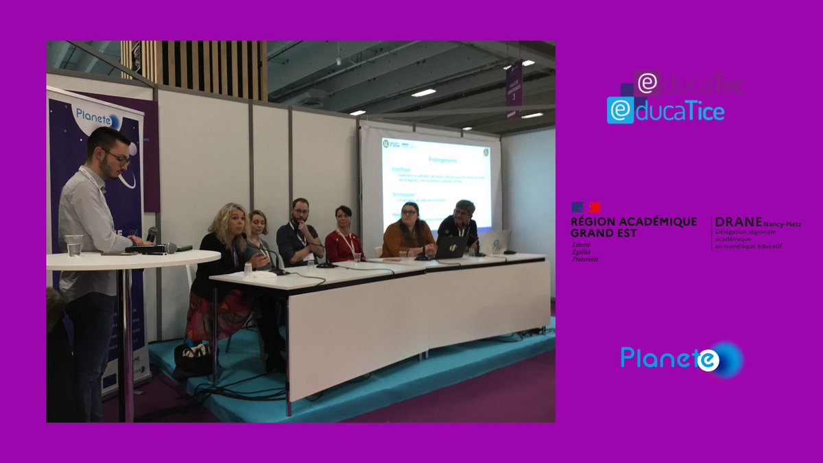 dane_nancy_metz's tweet image. Recherche en e-éducation : les projets #eFRAN, la #recherche au cœur de l&apos;école dans l&apos;@acnancymetz ⤵️
Apprentissages renforcés, évolution des pratiques, technologies de pointe, industrialisation
#PLANETE_FEDER
#Linumen
#GTNUM
#IHM
#IA

Vidéo 👉 bit.ly/3qYhBLH