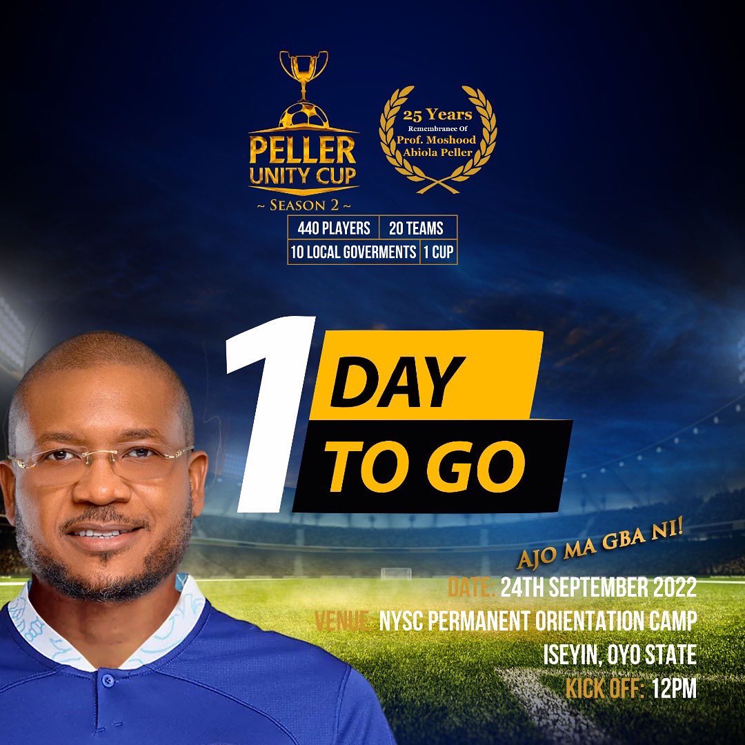 ShinaPeller's tweet photo. 1 more day to go!
#PellerUnityCup #Finals https://t.co/2PNXXMNPM3