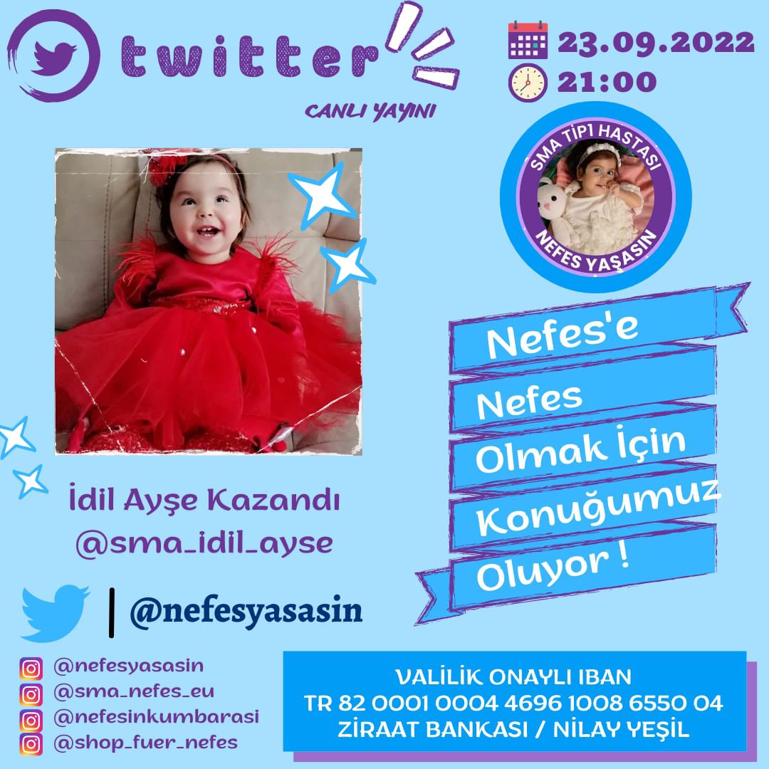 sma_idil_ayse's tweet photo. Bu akşam saat 21:00 de bizim çocuklar sizler bir kez daha kalbinizi bulun diye Nefes arkadaşıma nefes olmak için ortak paydada buluşacaklar 🥰

Bu güzel yayına sizi,kalbinizi bekliyorum ben de 💜🌻
@nefesyasasin https://t.co/kmBCSEfaMG