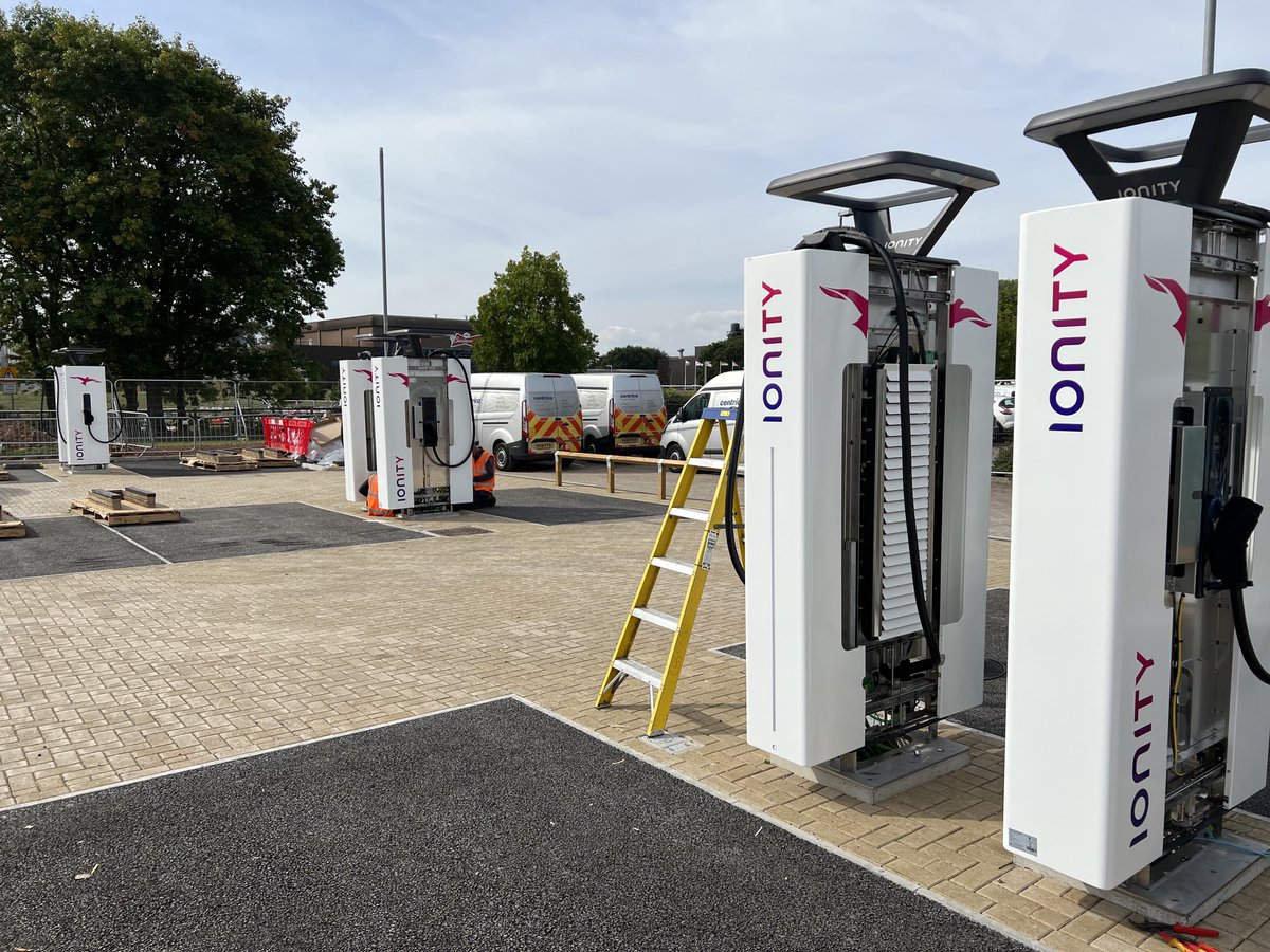 Wales 1 Business Park Junc 23a M4. Super fast charging with IONITY. First in Wales; live ⚡️ in October.