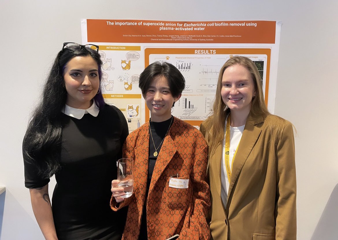 Anne Mai-Prochnow (@annemaipro) on Twitter photo Great presentation on #biofilms and #PLASMA today <a href="/jamsorgau/">JAMS</a> from <a href="/HKNVee/">Dr Heema Kumari Nilesh Vyas</a> <a href="/blanchepugie/">Binbin Xia</a> and Angelina. Thanks for representing the lab Great presentation on #biofilms and #PLASMA today <a href="/jamsorgau/">JAMS</a> from <a href="/HKNVee/">Dr Heema Kumari Nilesh Vyas</a> <a href="/blanchepugie/">Binbin Xia</a> and Angelina. Thanks for representing the lab