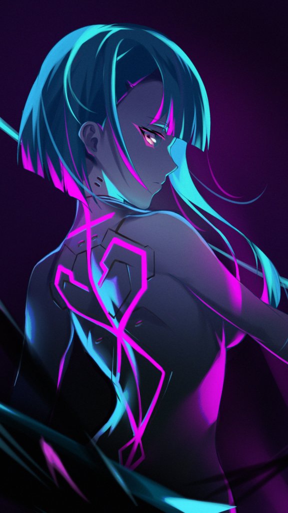 Anime Wallpapers on X: Lucy [Cyberpunk:Edgerunners] (1687x3000