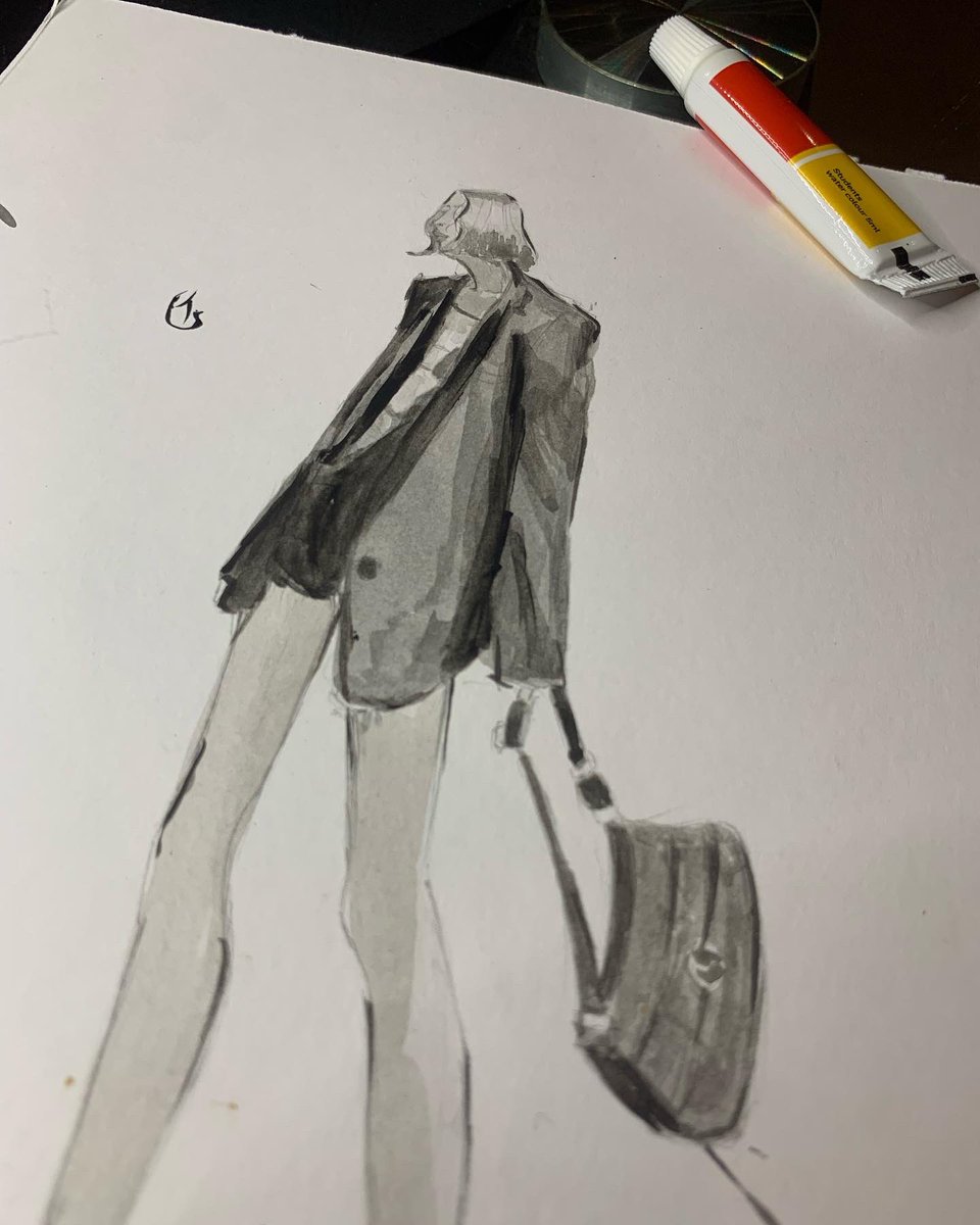 trib4ofstyle's tweet photo. 💐🖤
#fashionillustrator #fashionillustration #whiteandblack #fashion #sketch #watercolor #creative https://t.co/ezTbuGWyOZ