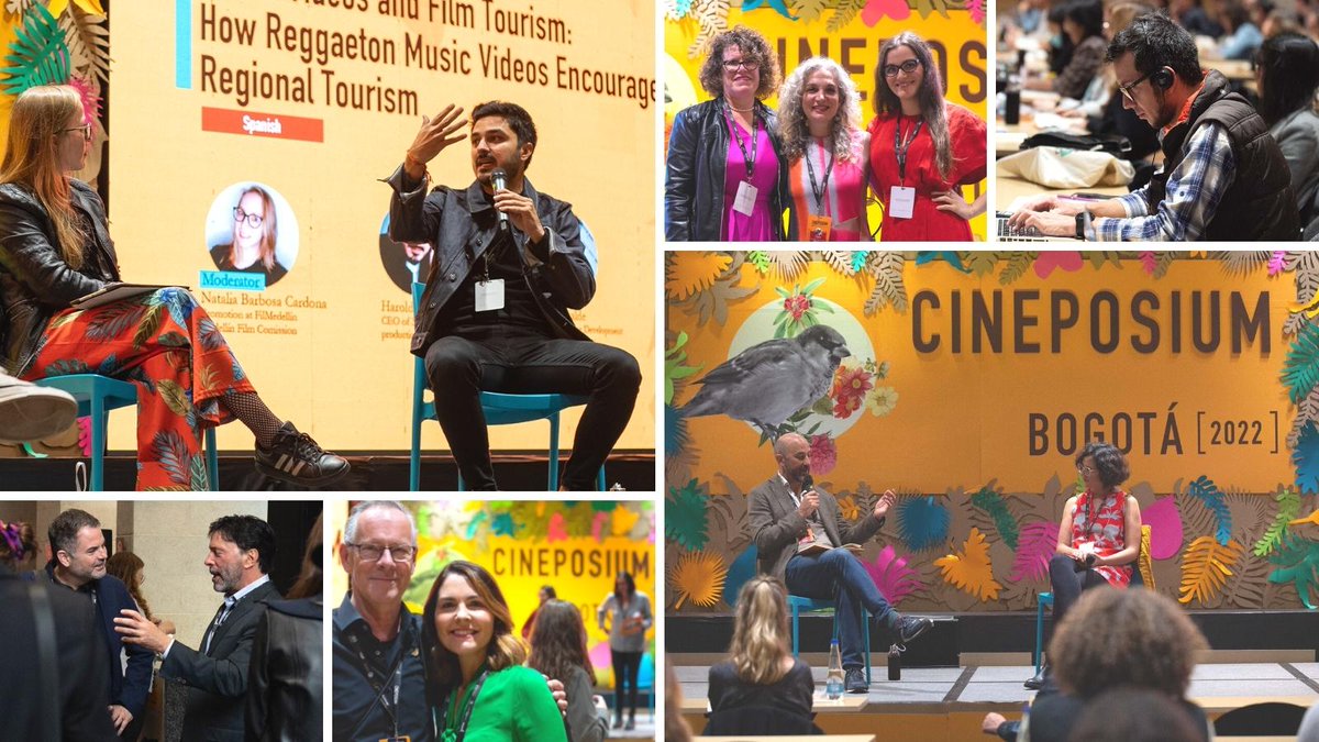 (2 of 2) We have wrapped up a remarkable day-two of #Cineposium2022 in Bogotá. Insightful sessions, festive networking receptions and a taste of the beauty + rich culture of Colombia’s capital city. Photo credits: Jefferson Cardozo and Juan Santacruz - <a href="/Idartes/">Idartes</a>  #Cineposium