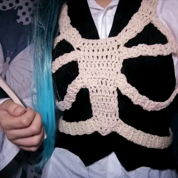 gideon_syy's tweet photo. me obsessing with crochet again 🥺✨

#crochet #ribcage https://t.co/nIptYRaqCy