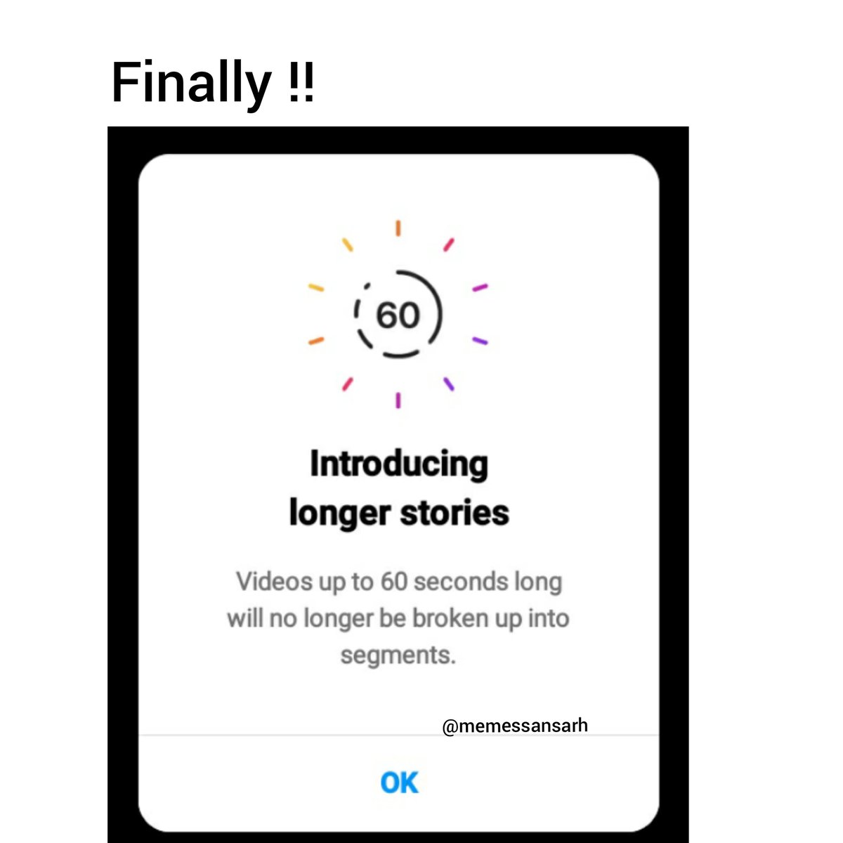 memessansarh's tweet photo. Instagram new feature !!! https://t.co/4tkFzo0RtJ