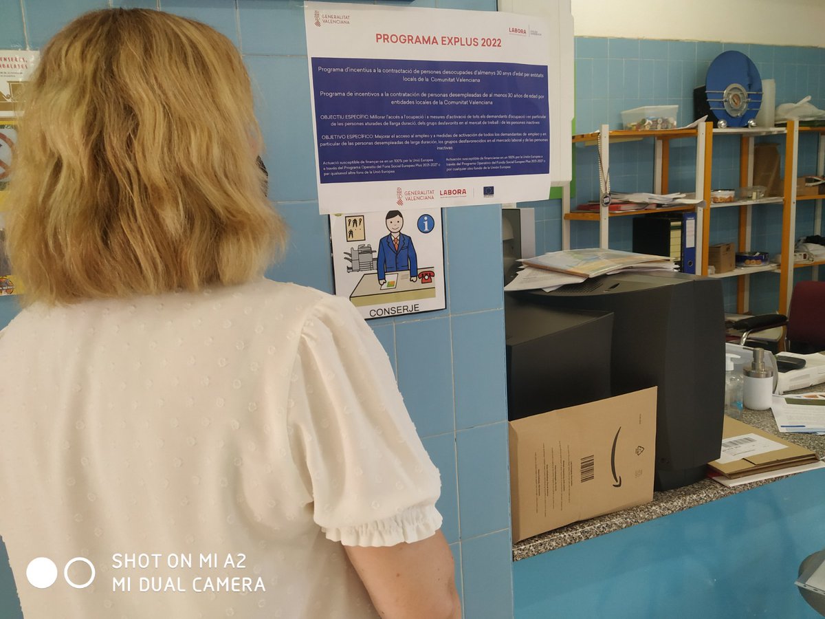 aytoredovan's tweet image. ✅ El Programa #Explus de @GVAeconomia y financiado por el Fondo Social Europeo permite al Ayuntamiento de #Redován la contratación de cuatro personas en situación de desempleo de 30 años o más.

Toda la información en la web municipal: redovan.es

#RedovánEsMuchoMás