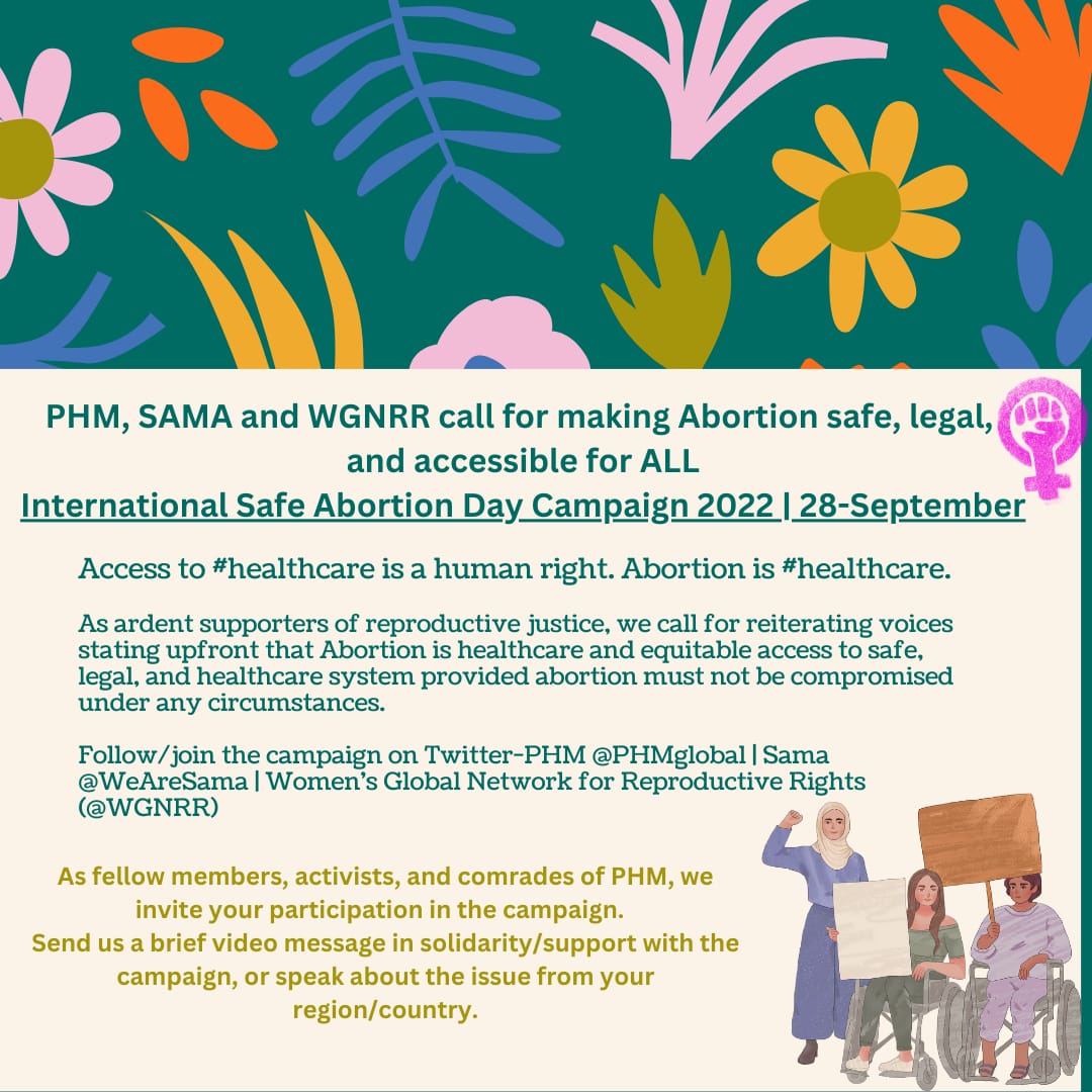 PHMKenya's tweet photo. Standing in solidarity with @PHMglobal @WeAreSama @WGNRR @WRAglobal and activists across Africa and the world, to support women's and people's reproductive rights! https://t.co/DTsrdulKZE
