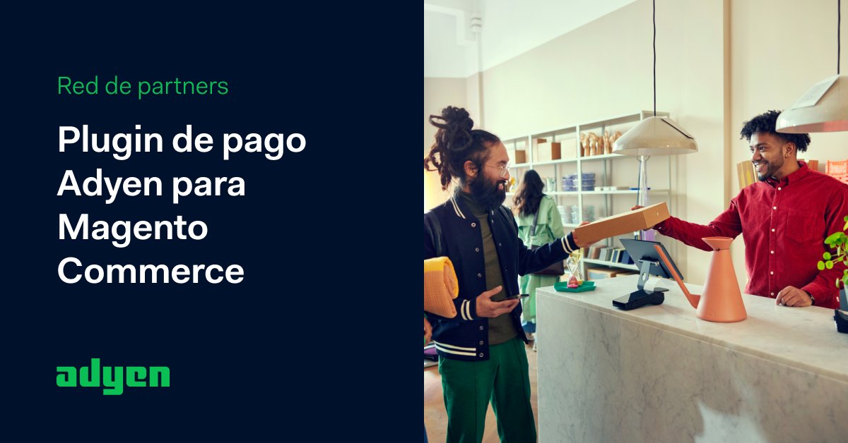 adyen_es's tweet photo. ¿Buscas crear experiencias de pago sencillas en todos los canales? 👀
¡Nuestro plugin de pago para Magento Commerce es para ti!
Podrás aceptar los principales métodos de pago en una sola plataforma ☝🏼 ¡Mira cómo lo hacemos posible! https://t.co/g6fyQf5Auw
#reddepartners https://t.co/qnFrVhKjUb