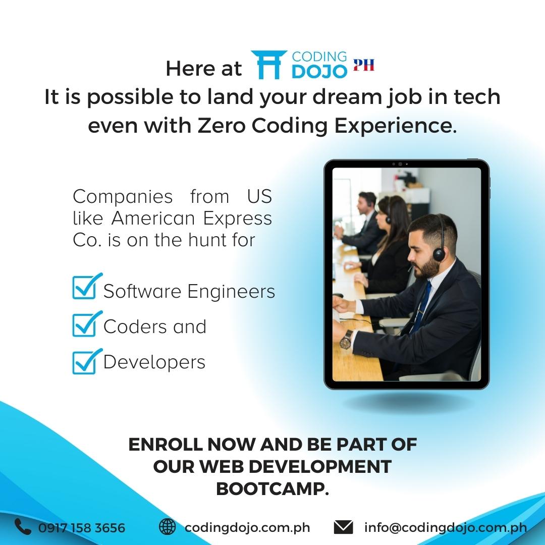 CodingDojoPh's tweet image. #DojoSuccess #codingdojoPH #CodingPhilippines #CodingDojoPHBootcamp #enrollatCodingDoJoPH
#webdeveloper #webdevelopment #webdesign #html #javascript #coding #programming #css #developer #webdesigner #programmer #website #softwaredeveloper #code #coder #web #Python