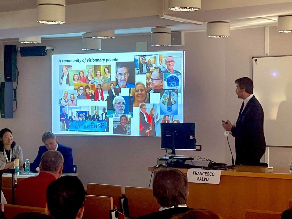 karine_palin's tweet photo. #Eu2P is a community of #visionary people 🌎🌍🌏 as said by @CiccioSalvo33 at #ISoP2022Verona https://t.co/0WZenvkgt6