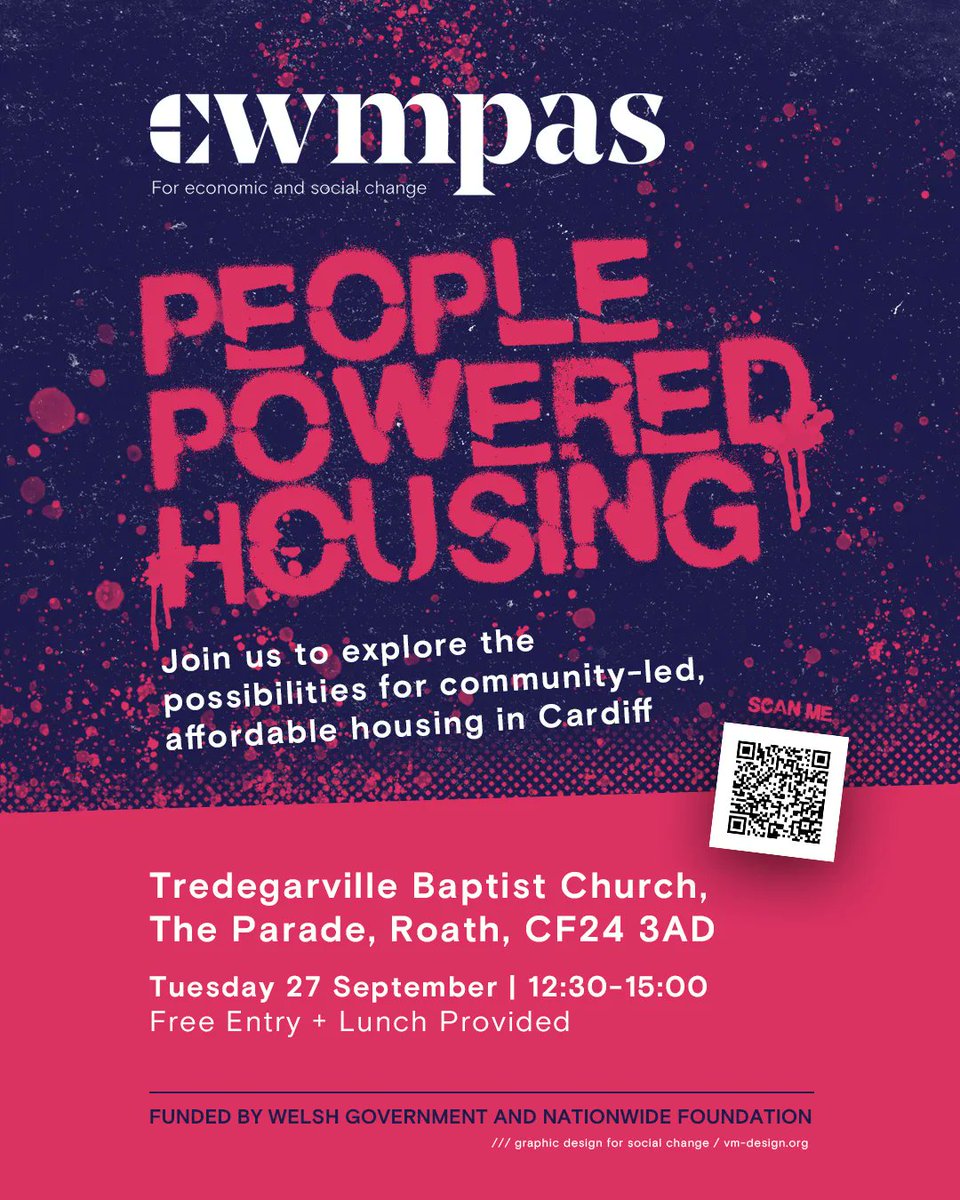 CCLHCymru's tweet photo. Interested in innovative community-led solutions to tackling the housing crisis in Cardiff? Come along to our #Communityledhousing network on Tues 27 September in Tredegarville Baptist Church to find out more. Book here: https://t.co/iDqDA69zCs #CommunitiesCreatingHomes https://t.co/lhfLV11ozh