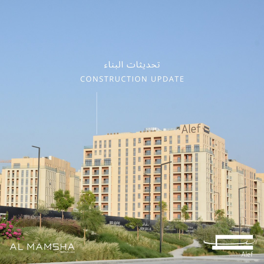 AlMamshaUAE's tweet photo. Al Mamsha Sharjah constructions are rapidly growing!
We are working around the clock to deliver a one-of-a-kind community with high-quality features.
#alefbe #foryousharjah #almamshasharjah https://t.co/CLDdD8rhIU