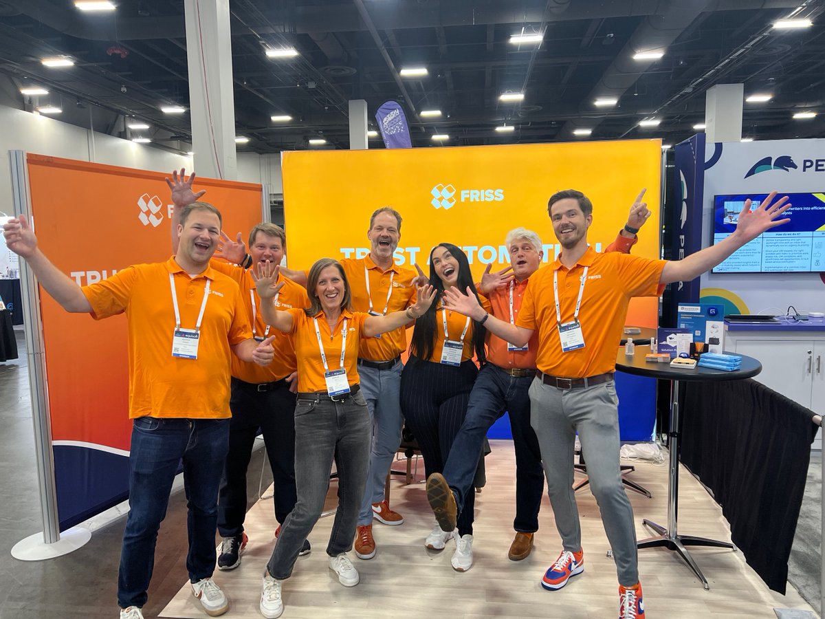 FRISS_com's tweet photo. The FRISS team takes on ITC once again! And what a fantastic conference it has been. We’re so happy to be at @InsureTech Connect 2022. Let’s hear it for #TrustAutomation!
#insurance #insurtech #insuretech #insuretechconnect #itcvegas2022 https://t.co/kF6h0jdPRT