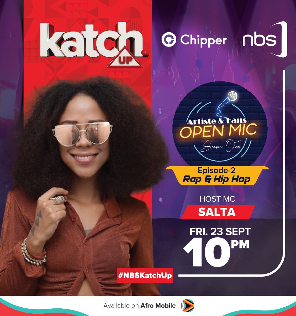 sheilasalta's tweet photo. Tonight @nbstelevision @nbskatchup we are doing open mic session , brought to you by @chippercashapp_ug alongside @rechorey . We live at 10pm #TVPresenter #MissSalta #nbstelevision #ChipperCash https://t.co/3lVM5hcEab