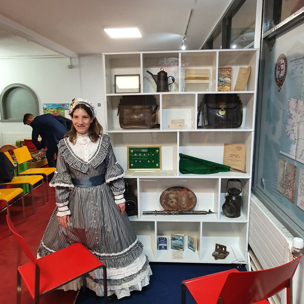 Looking forward to tomorrow's Your Place and Mine with @mcaleese_anne who has been speaking to participants in Destined's reminiscence and tour guiding project as they open a new interpretative centre at Foyle Valley Railway Museum with funding from #NationalLottery #HeritageFund