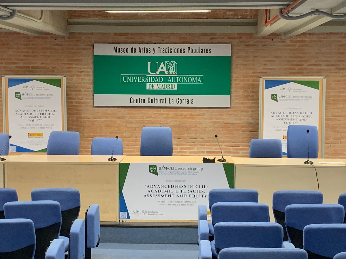 All ready and set for the UAM-CLIL research colloquium on Advancedness in CLIL