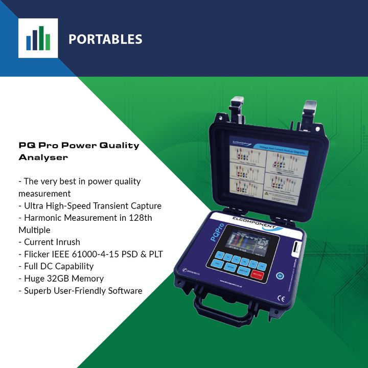 Elcomponent's tweet image. The PQ Pro is the product of our 25 years experience in electrical power and power quality measurement.

Speak to our team about the benefits of using the PQ Pro on  01279 503 173.

#energy #PQPro #datalogger #energydata
