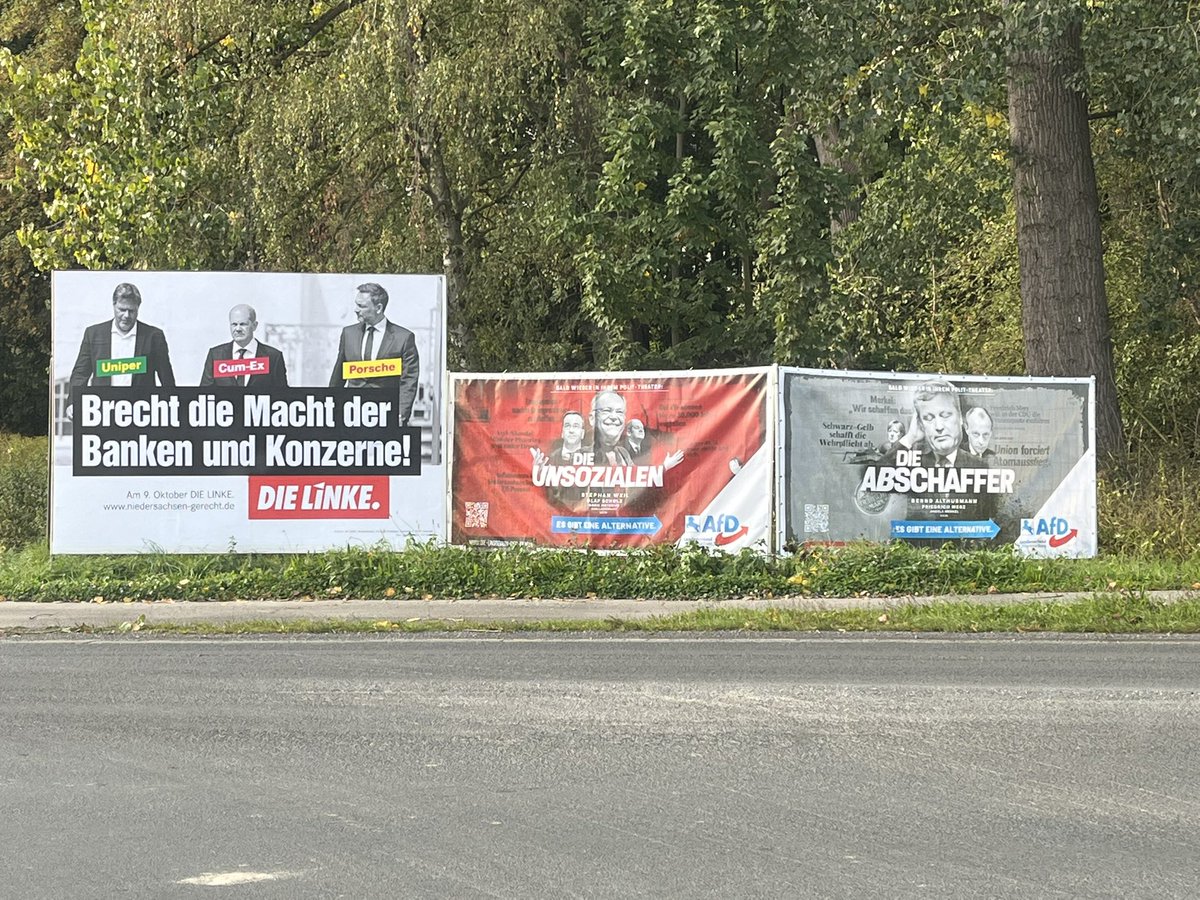 Die extremen Ränder in extremer Einigkeit #hufeisentheorie