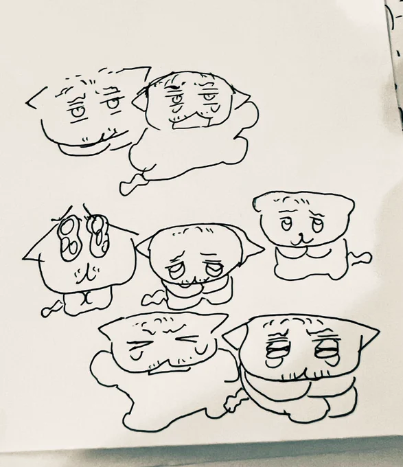 業務中意識の外で書いてるらいにゃと亜種 