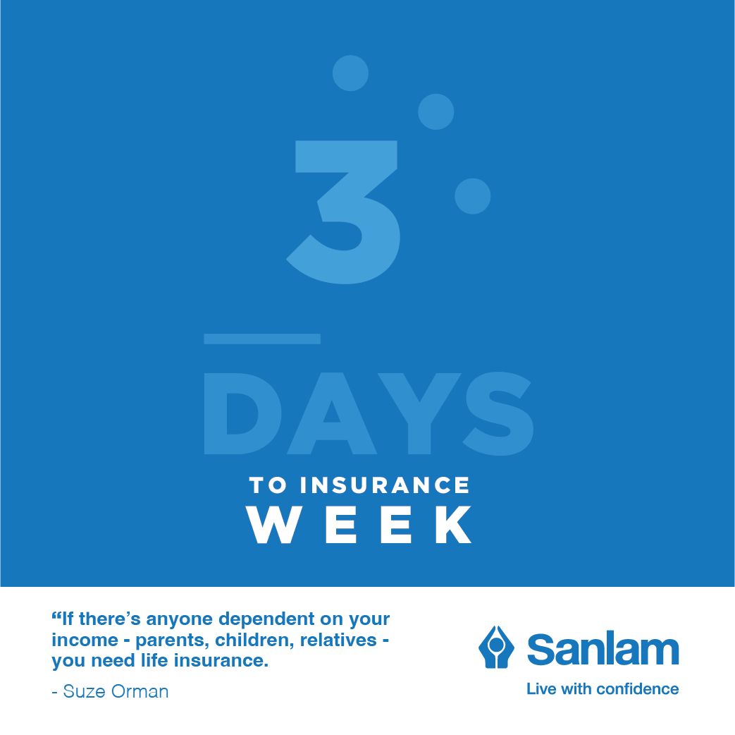 SanlamZambia's tweet photo. 3 days till we let the public know that Insurance is a must in the times when we have no certainty in life. #InsuranceWeek2022 https://t.co/xCNVn5D9r6