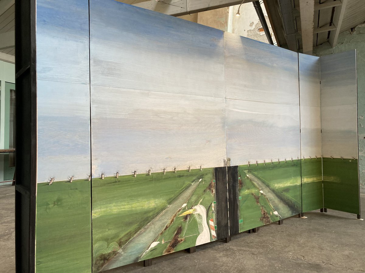 Mooi werk van Ianthe Elbers in de Gelderlandfabriek #culemborg #zilverreiger <a href="/LekArtculemborg/">LekArt</a> #kunst #art