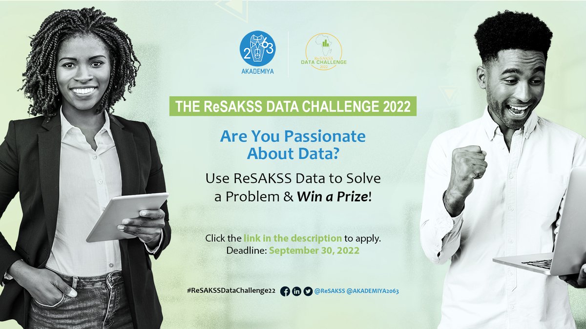 ReSAKSS's tweet photo. #DYK that the #ReSAKSS Data Challenge is an initiative that encourages young Africans to use the data from the @ReSAKSS platform to create innovative projects bringing solutions to the problems facing the African continent? 

To apply visit 👉 https://t.co/ajfubW5Nyj https://t.co/IhGwoa9liu
