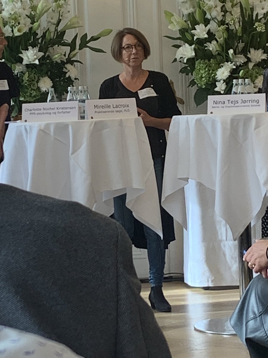 Skal vi gøre psykiatrien bedre, så bør praktiserende læger også kunne henvise til PPR i kommunerne, siger næstformand i PLO, Mireille Lacroix @sydfyn #Topmøde10årsplan #dkpol #sundpol #TiÅrsPlan