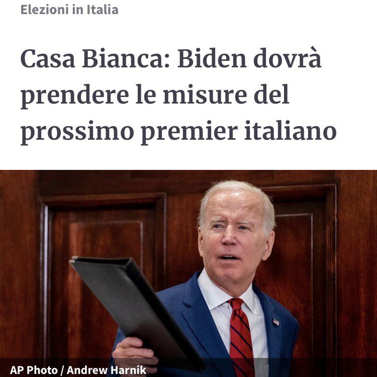 Italia Sovrana e Popolare . Capite perché ci chiamiamo così? La UE e gli USA ci trattano come una colonia. Basta! Vogliamo una Sovranità vera. Col 25 Settembre si cambia pagina.