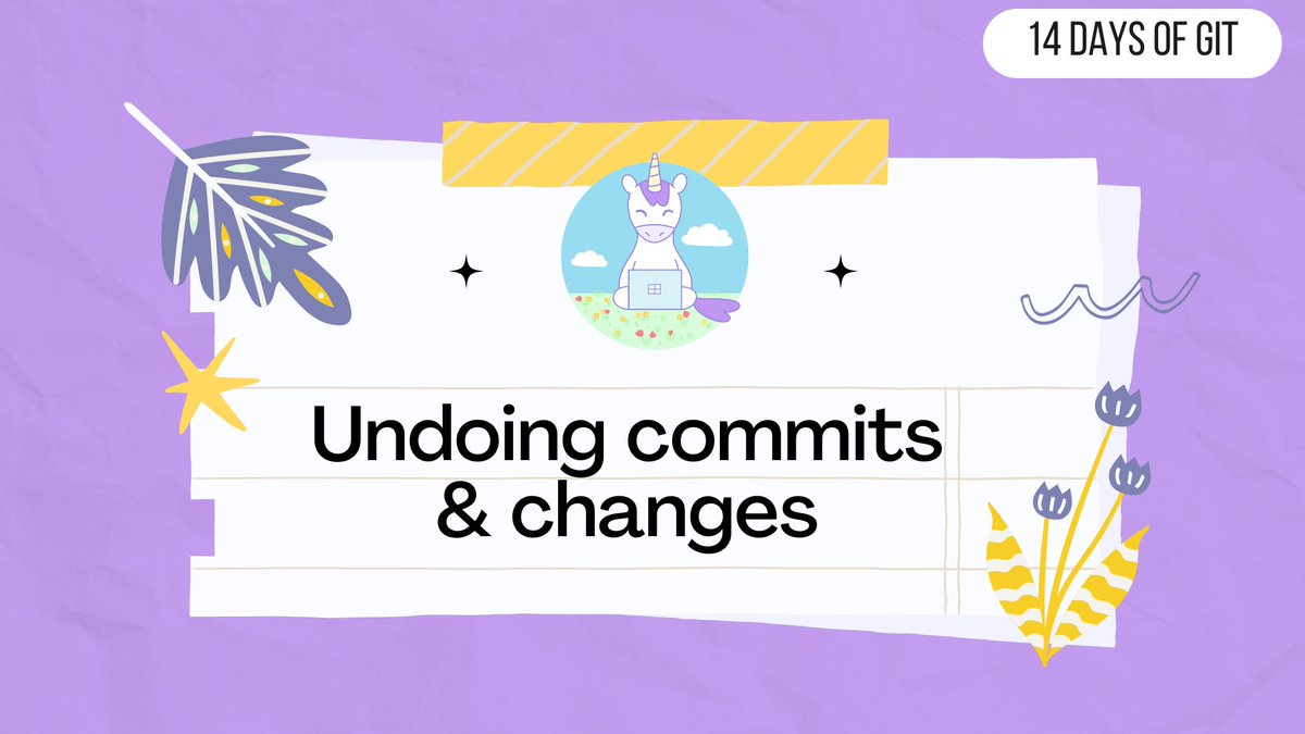 TechieLass's tweet photo. In today's learning journey I am learning how to undo Git commits and changes. Come and join me on this #14daysofgit learning journey!
⭐ https://t.co/akxGiJF7Gn
#MVPBuzz #NeverStopLearning #CloudFamily https://t.co/FaphKvg6r5