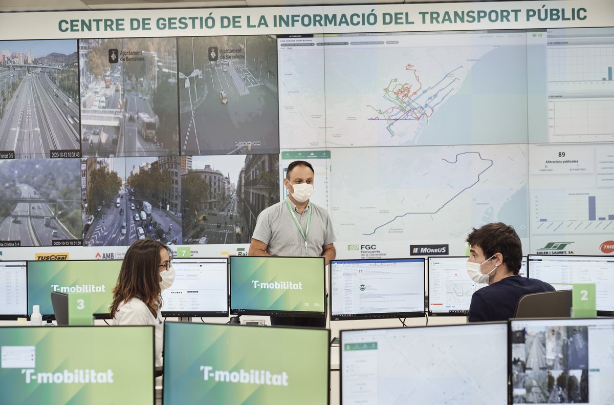 ATMbcn's tweet photo. Vols saber com es gestiona la #informació de la #mobilitat?
👉Vine a la Jornada 'El nou paradigma de la informació de la mobilitat i la seva gestió', on es presentarà el #CGIT (Centre de Gestió de la Informació del Transport).
📌6-oct.
🗓️Inscriu-te: https://t.co/Pt3g78W04c https://t.co/iyCJyeqhFD