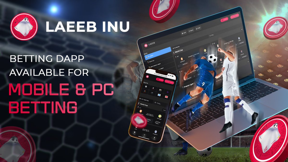 🚀 Noteworthy feature is the availability of Laeeb on mobile phones. It means you can bet from anywhere, at any time, using only your smartphone. 

 Trial version will be available in 7 days 🤩

#Laeeb #WorldCup #FIFAWorldCup #BNB  #ETH #Laeebinu #mascots