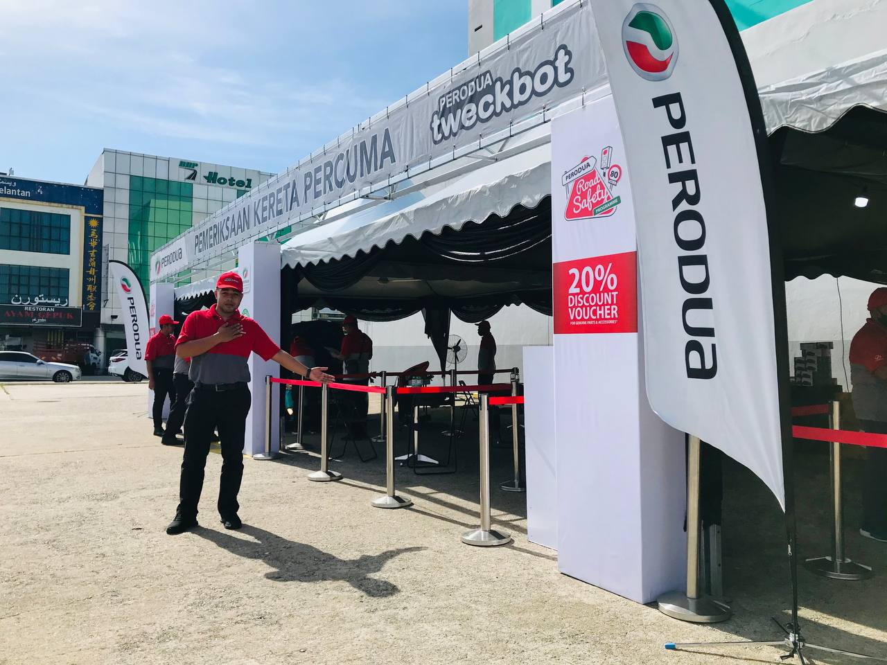 Perodua on Twitter "Perodua Tweckbot team is at Lotus’s Kota Bharu now