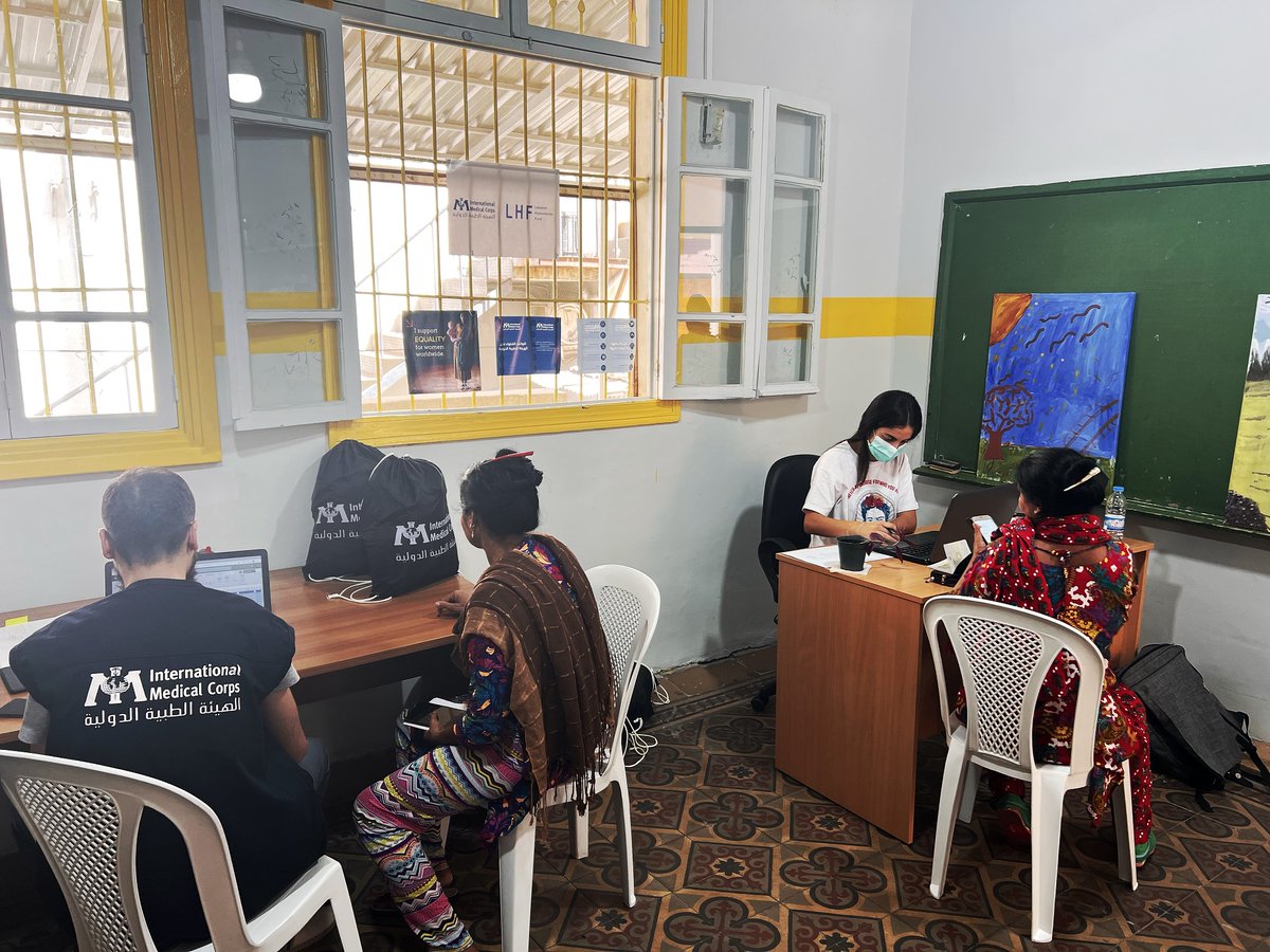 OCHALebanon's tweet photo. In Achrafieh visiting @IMC_Lebanon project funded by the Lebanon Humanitarian Fund, that is raising awareness of Gender Based-Violence prevention and response services to migrant women and girls in addition to Lebanese and Syrian refugees, both in Akkar and Beirut. https://t.co/okjXb9Nooe