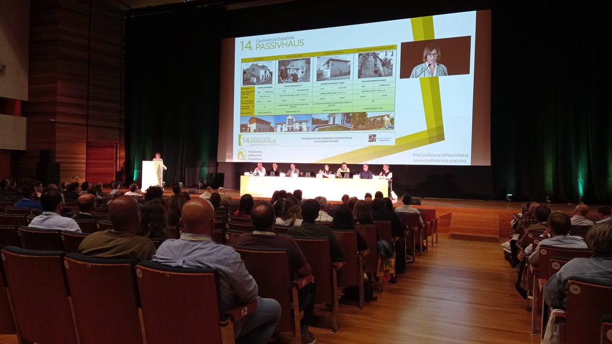 ➡️ Alicia Zamora, de <a href="/DUQUEYZAMORA/">Estudio DuqueyZamora</a>, propone una comparativa entre 4 edificios del patrimonio arquitectónico asturiano.

#14ConferenciaPassivhaus