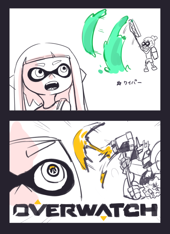 3から入ったスプラトゥーン初心者がプレイ1週間で得た""気づき""の絵です 