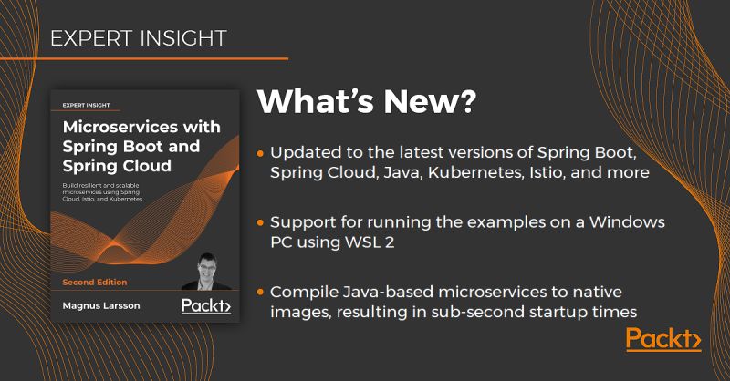 ml1's tweet photo. Here is a 𝗯𝗹𝗼𝗴 𝗽𝗼𝘀𝘁, describing how to upgrade the source code in my book to use the latest versions of Spring Boot (2.7), Spring Cloud (2021.0), and Spring Native (0.12).

https://t.co/icMu6IW9BS

#Microservices #Java #Spring #SpringBoot  #SpringNative #Kubernetes #Istio https://t.co/OzVAERxxLh