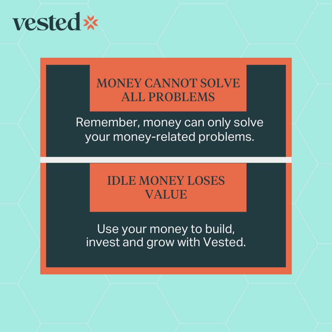 Vestedng's tweet photo. Money is a powerful force that controls different aspects of our lives.
By understanding it, you can ensure it works to your advantage.
Click the link in our bio to access a plethora of resources for financial well-being.
#vestedng #moneyprinciples #moneyhabits #wealthbuilding https://t.co/keQKdf1ZOz