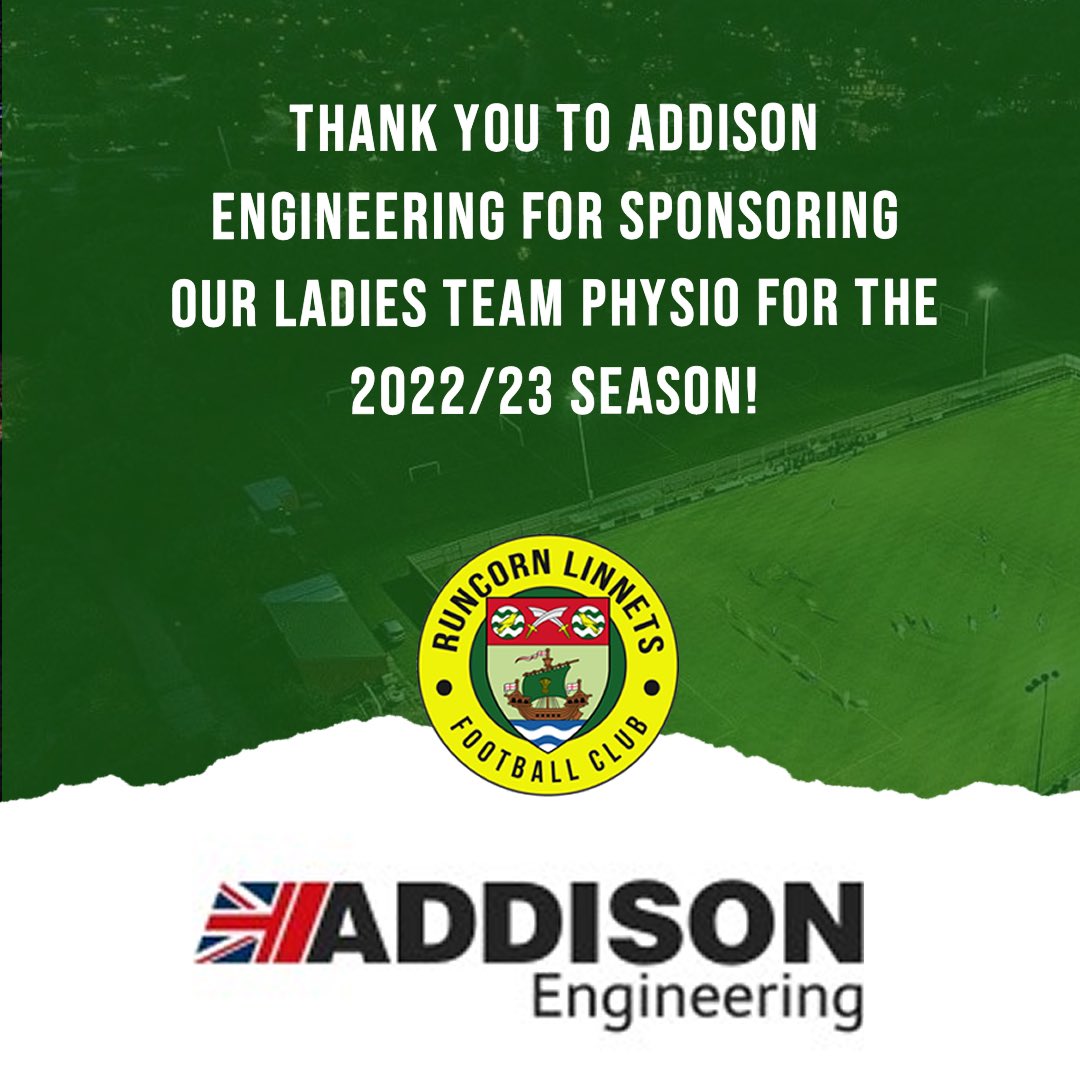 LinnetsLadiesFC's tweet image. We’d like to thank Addison Engineering for their sponsorship of the Ladies team physio for the 2022/23 season. We really appreciate your support 💛💚🙏🏼